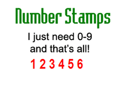 number stamps