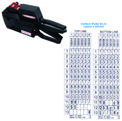 Contact® 66-22 Label Pricing Gun