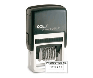 COLOP PS 226 (6 Band - with plate) - 1" x 1-13/16" (24mm x 45mm)
